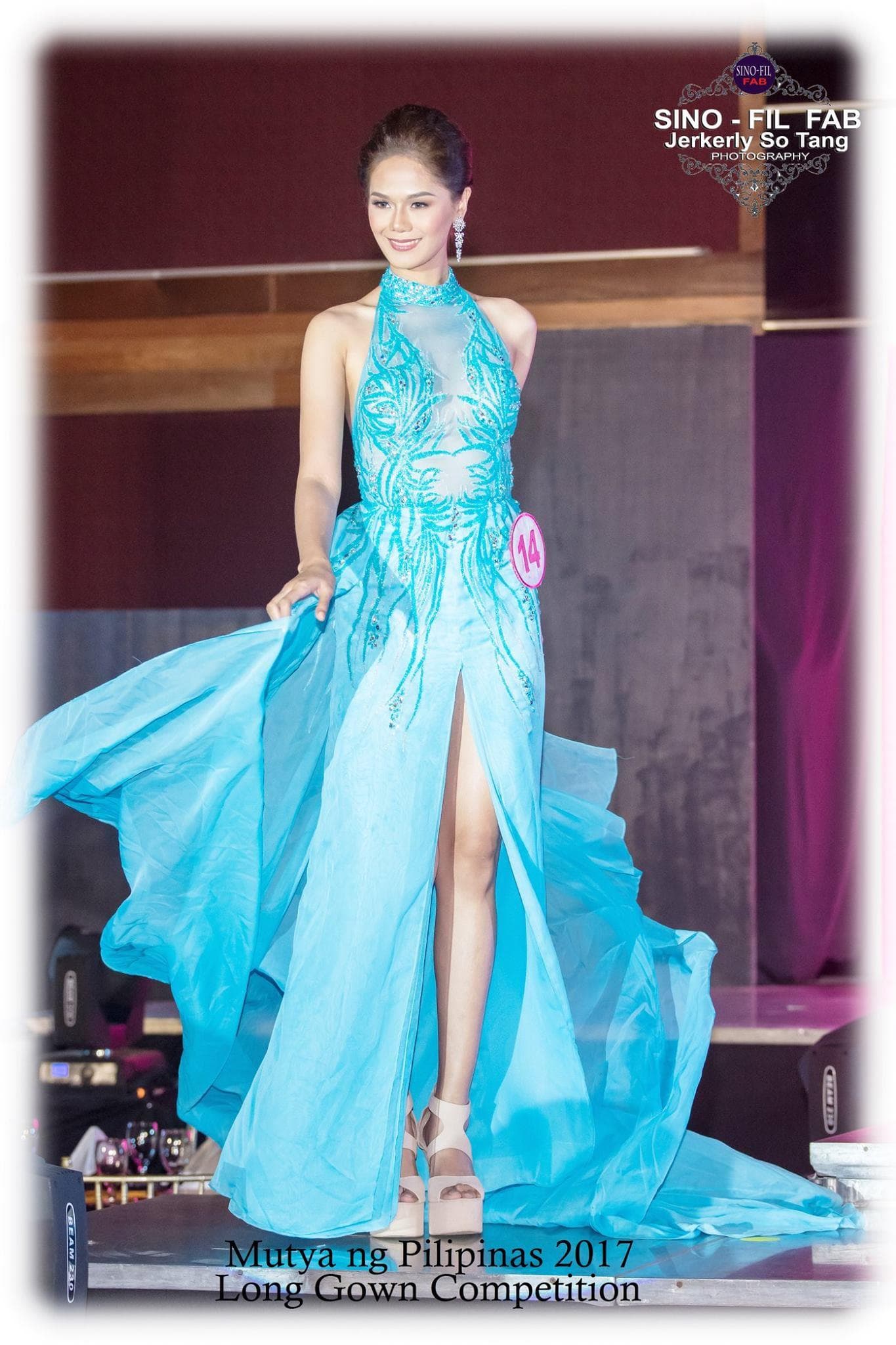 Hannah Khayle Iglesia Mutya ng Isabela 2017 - Candidate Mutya ng Pilipinas 2017 at Evening Gown Competition (Photo Courtesy - Mutya ng Pilipinas Official)