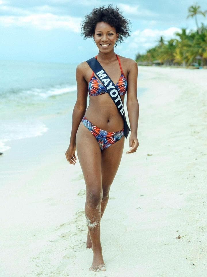Ousna Attoumani Miss Mayotte 2018, Finalist Miss France 2019 (Photo Credits: Miss France/ Contestant Official FaceBook)