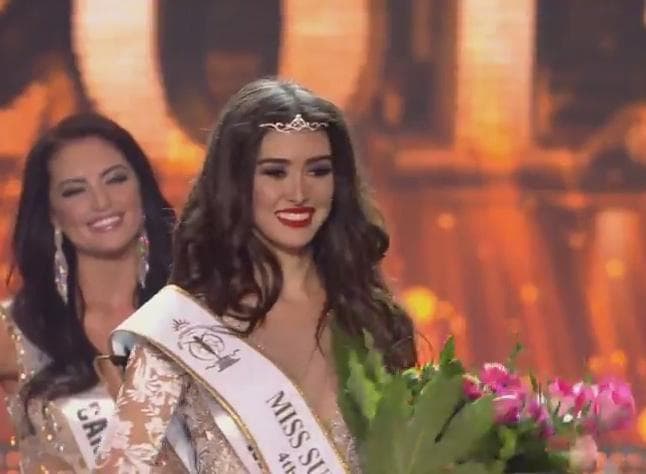 Karina Martin Jimenez Miss Supranational 2015 fourth runner up from Mexico in evening gown