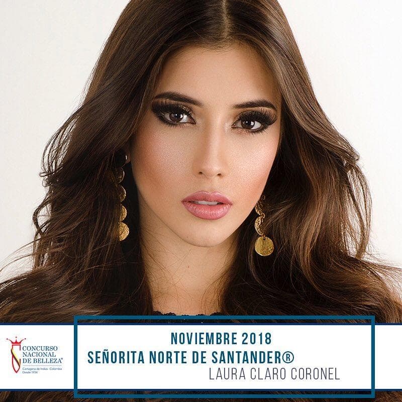 Laura Juliana Claro Coronel from Norte de Santander, Finalist Miss Colombia 2019/ Señorita Colombia 2019 (Photo Source: Concurso Nacional de Belleza Colombia Official)