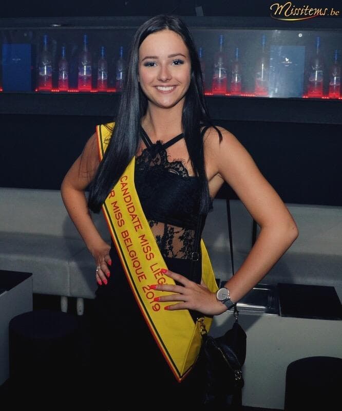 Eléa Evrard Finalist Miss België 2019/ Miss Belgium 2019 (Photo Courtesy: Miss Belgium Official)