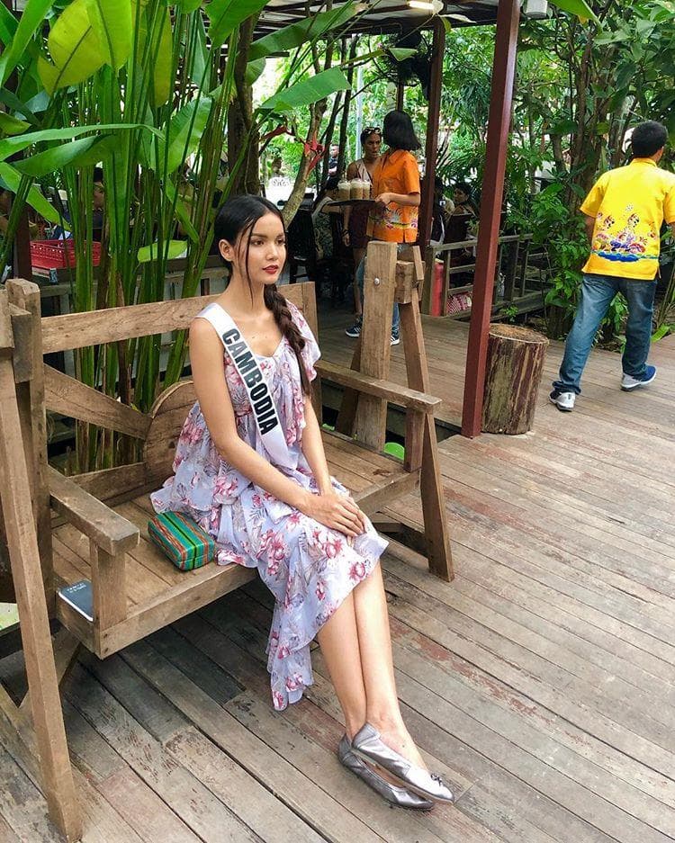 Rern Si Nat Miss Universe Cambodia 2018, Miss Universe 2018 Contestant (Photo Courtesy: Miss Universe/Candidate FaceBook/ Instagram)