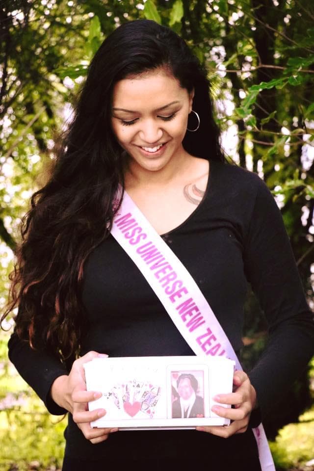 Harlem-Cruz Atarangi Ihaia Miss Universe New Zealand 2017 (Photo Credit: Miss Universe/FaceBook Official)