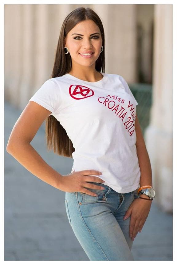 Ivana Mandarić Miss World Croatia 2014 Contestant