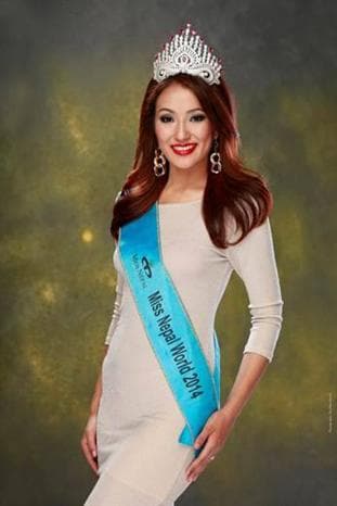 Subin Limbu (Nepal) Miss World 2014 (Courtesy: Official Facebook page)