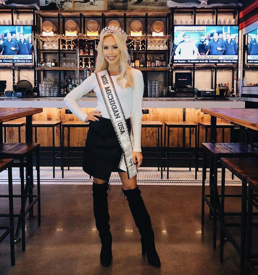 Elizabeth Johnson Miss Michigan USA 2018 for Miss USA 2018 (Photo Credit: Miss USA/ Contestant Official FaceBook/Instagram)