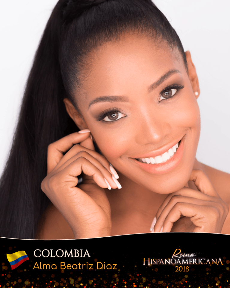 Alma Beatriz Díaz Bonilla Reina Hispanoamericana Colombia 2018, Finalist Reina Hispanoamericana 2018 (Photo Courtesy: Reina Hispanoamericana/ Promociones Gloria Official)