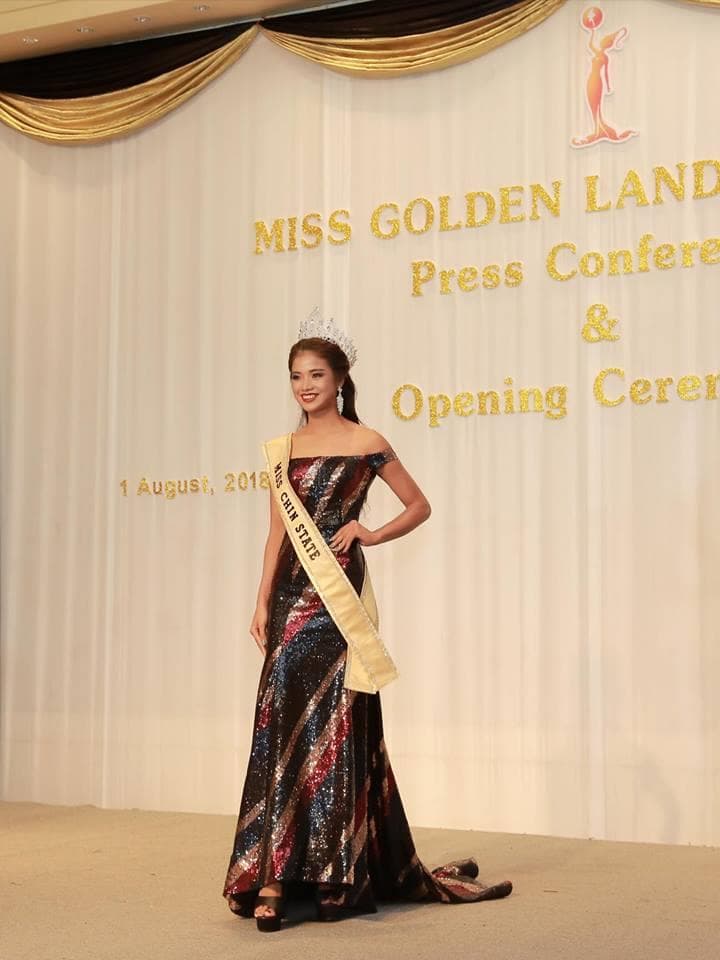 Mv Lay Miss Chin State - Finalist Miss Golden Land Myanmar 2018 (Photo Courtey: MGLM Official)