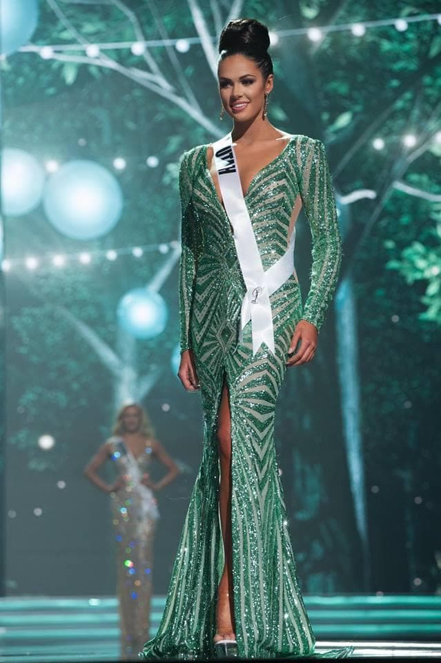 Baylee Lynn Jensen Miss Utah USA 2017 during Preliminary Evening Gown Competition (Photo Credit: Miss USA Facebook Official)