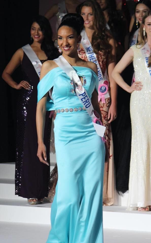 Marelid Elizabeth Medina Guerrero Miss International Peru 2018, Finalist Miss International 2018 (Photo Source: Miss International Organization)