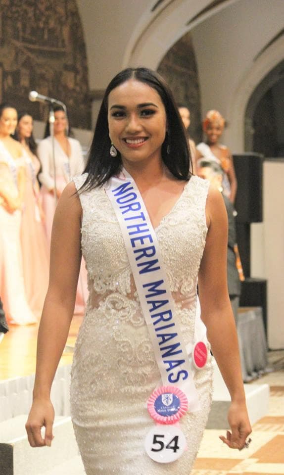 Celine Concepcion Cabrera Miss International Northern Mariana Islands 2018, Finalist Miss International 2018 (Photo Source: Miss International Organization)