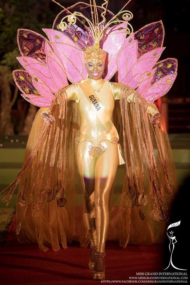 Soyini Fraser from Guyana - Finalist Miss Grand International 2015 in National Costume (Photo Credit: MGI Official)