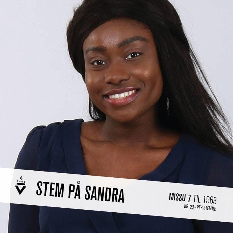 Sandra Afriyie Tito Finalist Miss Norway 2018/ Miss Universe Norway 2018 (Photo Courtesy: Miss Norway Official)