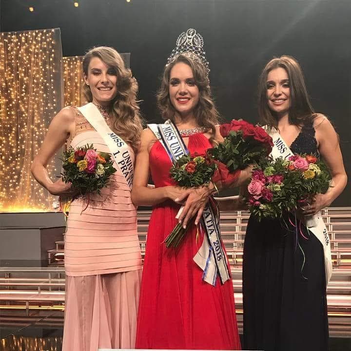 Mia Pojatina winner Miss Universe Croatia 2018 with runners-up (Photo Courtesy: MU Croatia FaceBook Official)