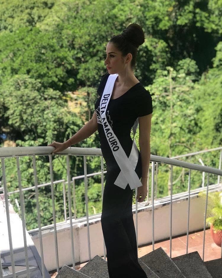Ana Karina Noguera Andrade from Delta Amacuro, Finalist Miss Venezuela 2018 (Photo Courtesy: Miss Venezuela/ Contestant Instagram)