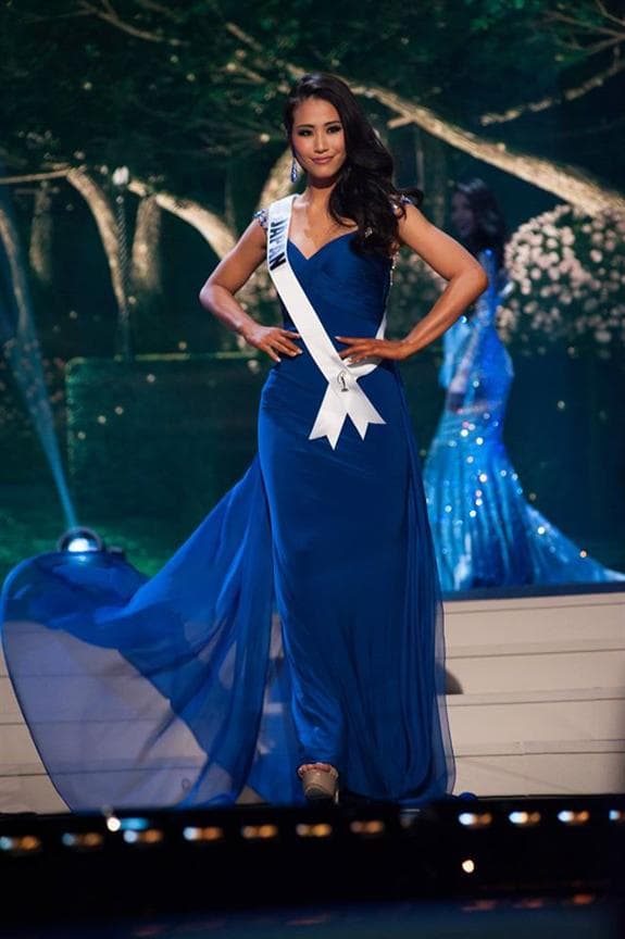 Keiko Tsuji Miss Universe Japan 2014 Evening Gown