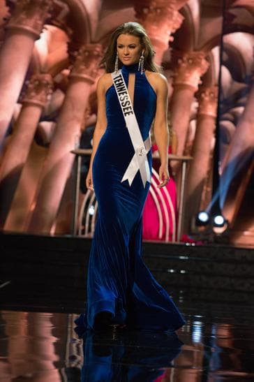 Hope Stephens Contestant in Evening Gown during the Preliminary competition (Photo Credits: Miss USA Official)