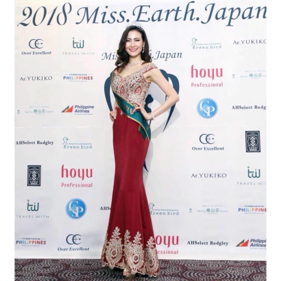 Tanaka Mio Miss Earth Japan 2018, Finalist Miss Earth 2018 (Photo Courtesy: Miss Earth/ Candidate Official FaceBook/ Instagram)