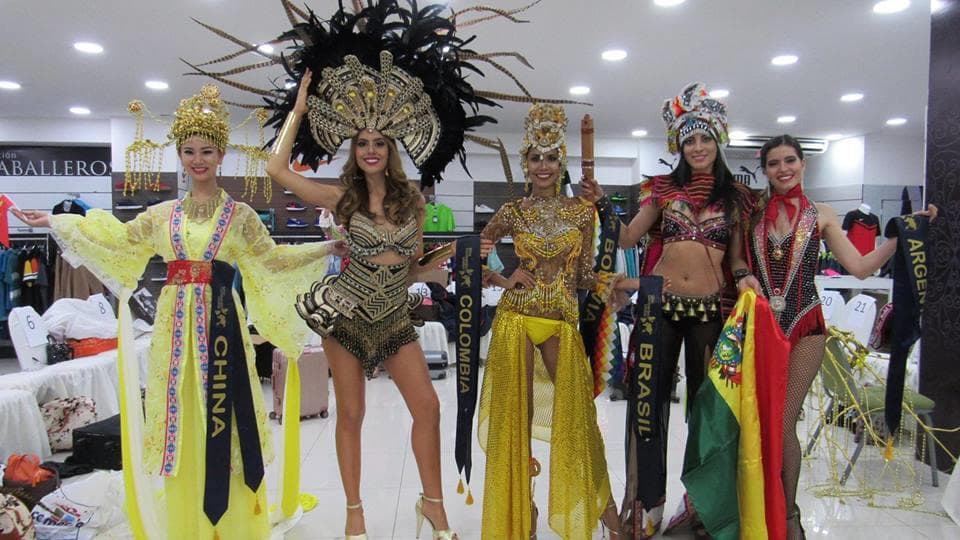 Yenifer Hernandez Jaimes Miss United Continents Colombia 2017 - Finalist for Miss United Continents 2017 in national costume (Photo Credit: Miss United Continents Official)