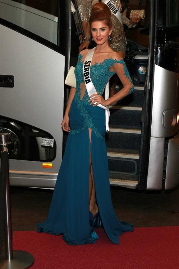 Andjelka Tomasevic Miss Universe Serbia 2014 at Blackjack Tournament