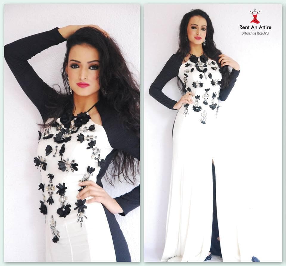Aaital Khosla contestant from India in Long Gown for Miss Earth 2015 (Photo Credits: Rent An Attire)