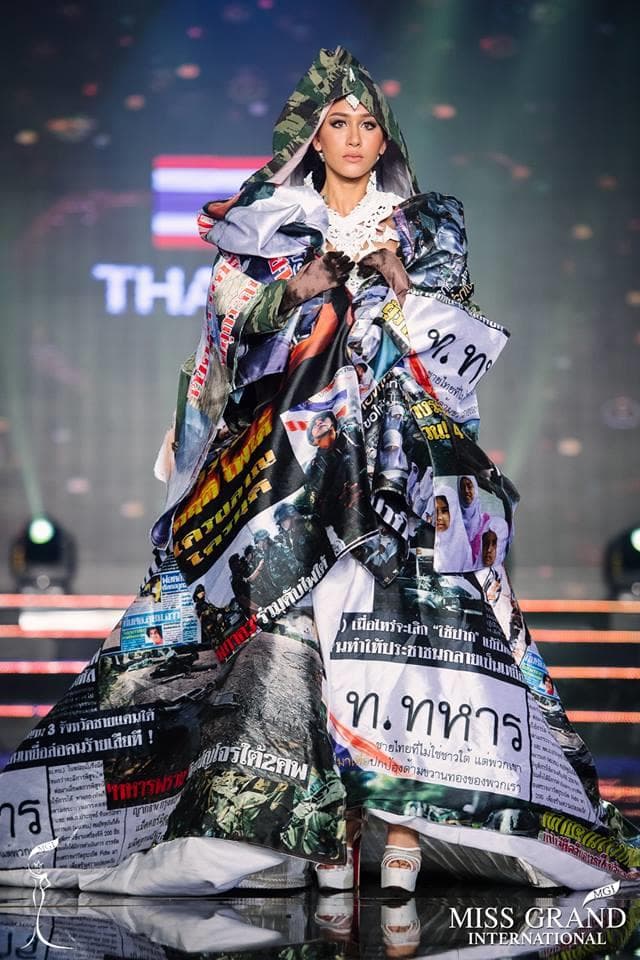 Pam Premika Pamela Miss Grand Thailand 2017 during national costume competition (Photo Courtesy: Miss Grand International)