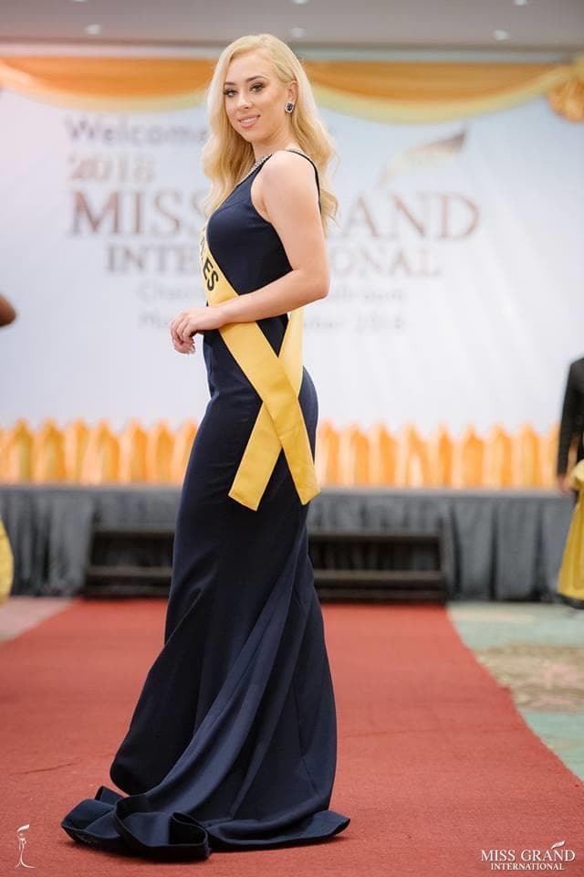Lauren Parkinson Miss Grand Wales 2018, Finalist Miss Grand International 2018 (Photo Courtesy: MGI Official)