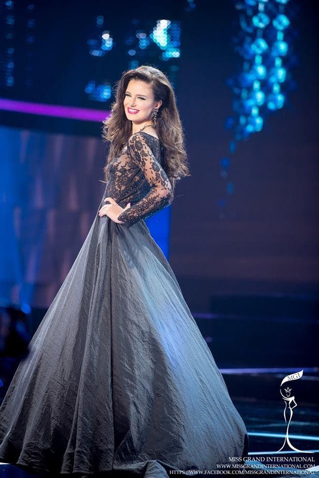 Shauny Bult from Netherlands - Finalist Miss Grand International 2015 in Long Gown (Photo Credit: MGI Official)