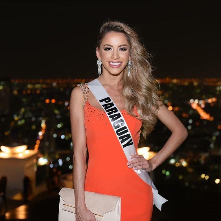 María Belén Alderete Gayoso Miss Universe Paraguay 2018, Miss Universe 2018 Contestant (Photo Courtesy: Miss Universe/Candidate FaceBook/ Instagram)