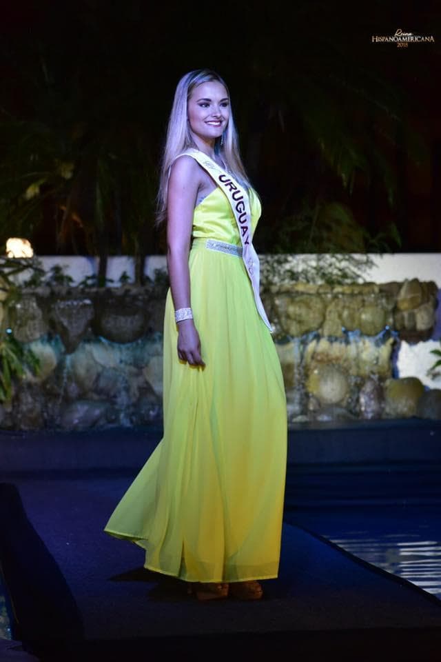 Florencia Barrios Rüsch Reina Hispanoamericana Uruguay 2018, Finalist Reina Hispanoamericana 2018 (Photo Courtesy: Reina Hispanoamericana/ Promociones Gloria Official)