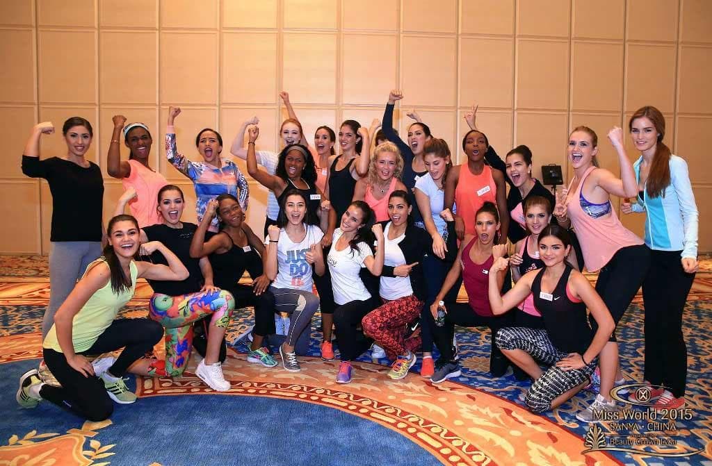 Alyssa Rose Contestant from Bermuda during Sports Fast Track Event of Miss World 2015 (Photo Courtesy: Miss World Official)