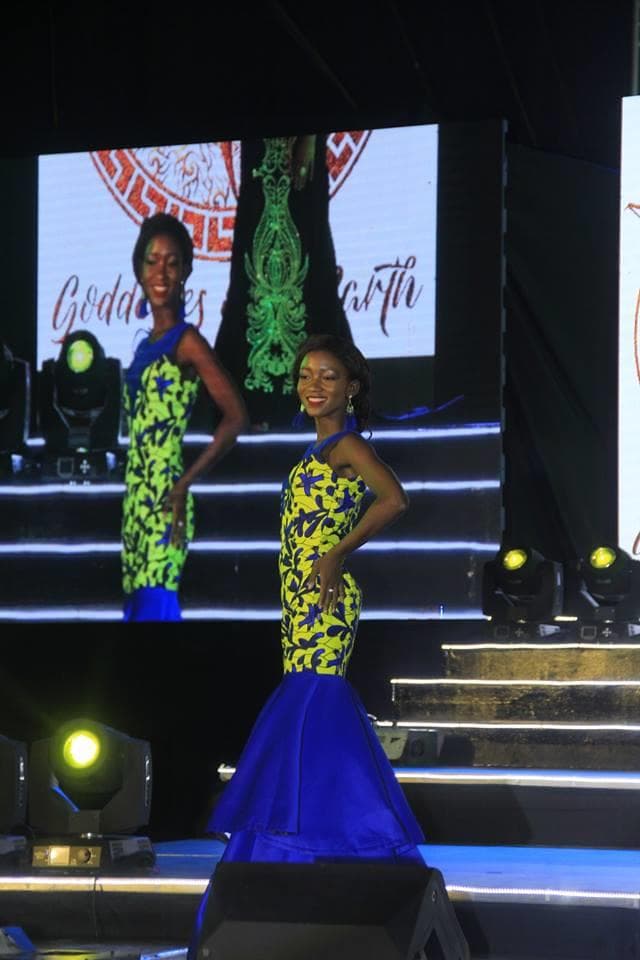 Alma Nancy Sesay Miss Earth Sierra Leone 2018, Finalist Miss Earth 2018 at Long Gown Competition (Photo Courtesy: Miss Earth Facebook Official)