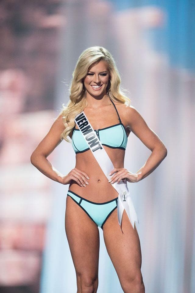 Madison Trimbey Cota Miss Vermont USA 2017 during Preliminary Swimsuit Competition (Photo Credit: Miss USA Facebook Official)