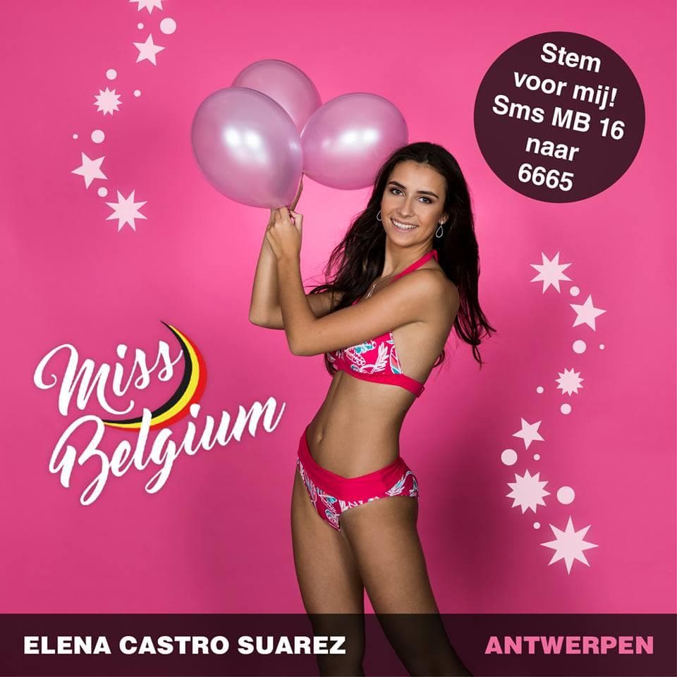 Elena Castro Suarez Finalist Miss België 2019/ Miss Belgium 2019 (Photo Courtesy: Miss Belgium Facebook Official)