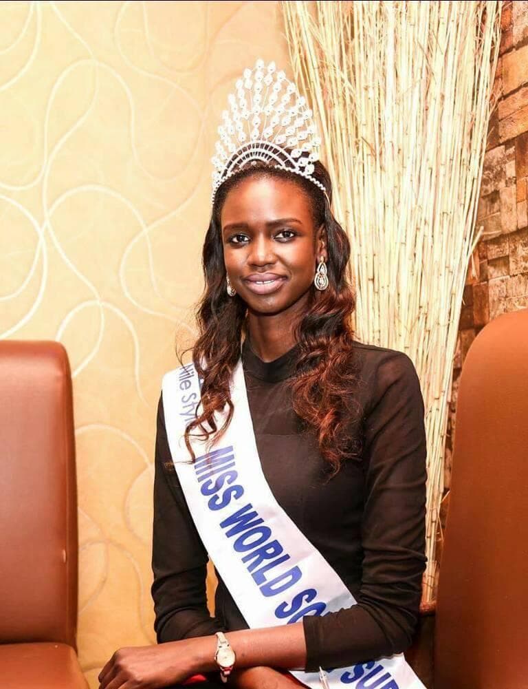 Arual Longar Miss World South Sudan 2017 - Finalist Miss World 2017 (Photo Courtesy: Miss World/ Facebook Official)
