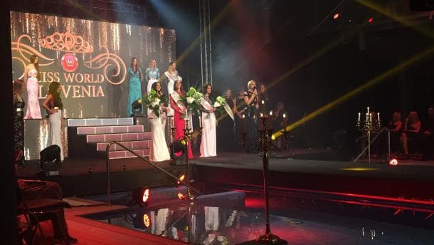 Maja Taradi Miss World Slovenia 2016 with first runner-up Alena Music and second runner-up Ana Kondic