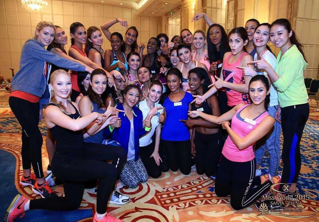 Brittany Hazelman from Fiji during Sports Fast Track Event of Miss World 2015 (Photo Courtesy: Miss World Official)