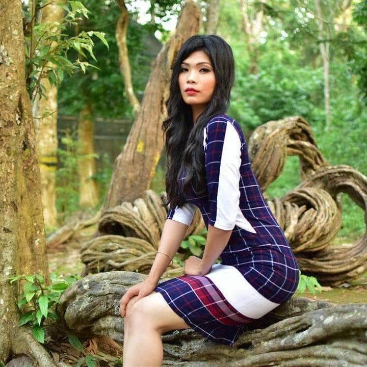Rinky Chakma Femina Miss India 2017 Contestant from Tripura (Photo Credit: Instagram Official)