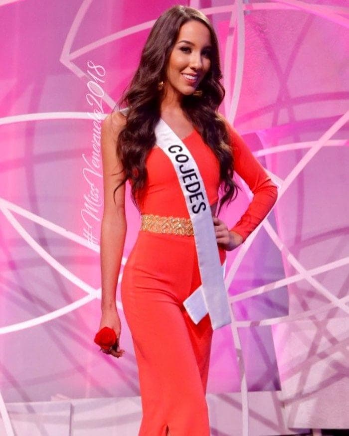 Daniela Alexandra Venieri Surga from Cojedes, Finalist Miss Venezuela 2018 (Photo Courtesy: Miss Venezuela/ Contestant Instagram)