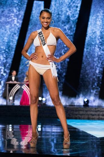 Emanii Davis Contestant in Swimsuit during the Preliminary competition (Photo Credits: Miss USA Official)