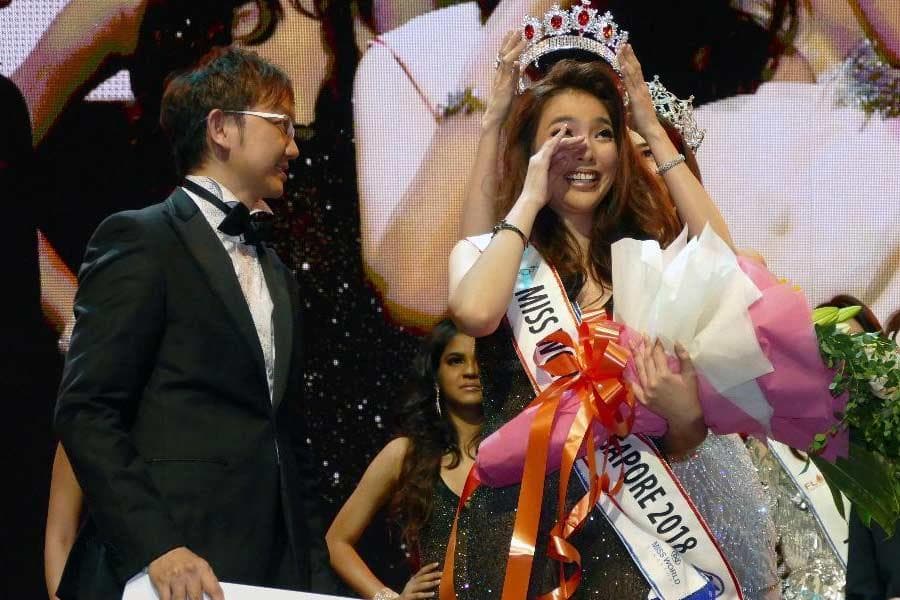 Vanessa Annelise Peh winner Miss World Singapore 2018 (Photo Source: MW Singapore Official FaceBook)