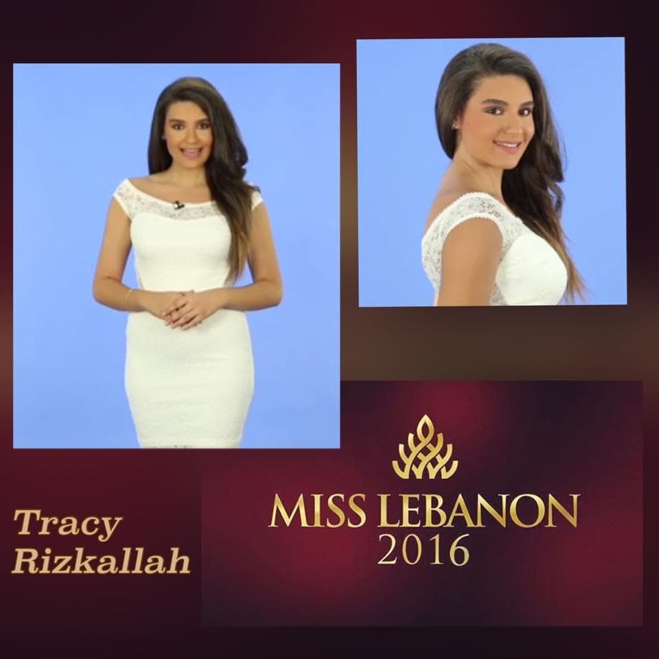 Tracy Rizkallah Contestant Miss Lebanon 2016