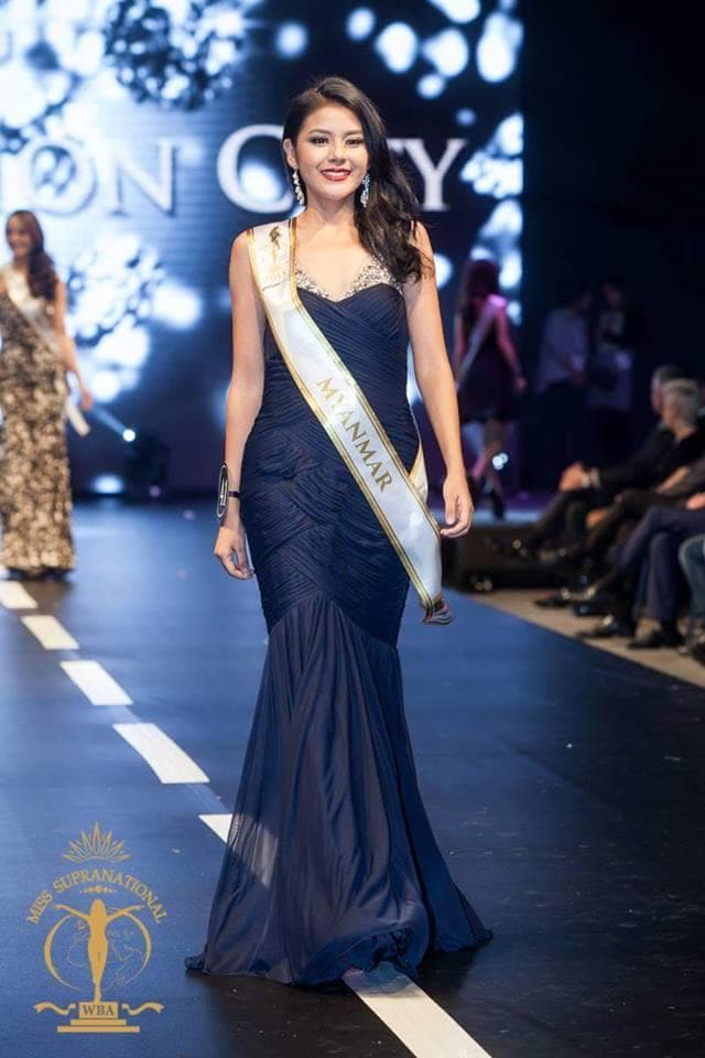 L Bawk Nu contestant from Myanmar in Long Gown for Miss Supranational 2015 (Photo Credits: Miss Supranational Official)