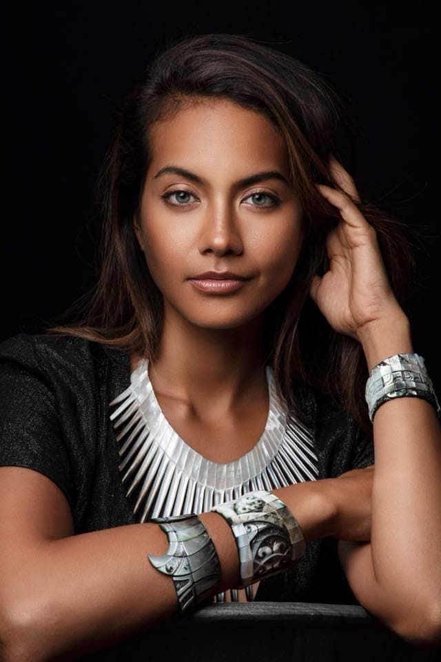 Vaimalama Chaves Miss Tahiti 2018, Finalist Miss France 2019 (Photo Credits: Miss France/ Contestant Official FaceBook)