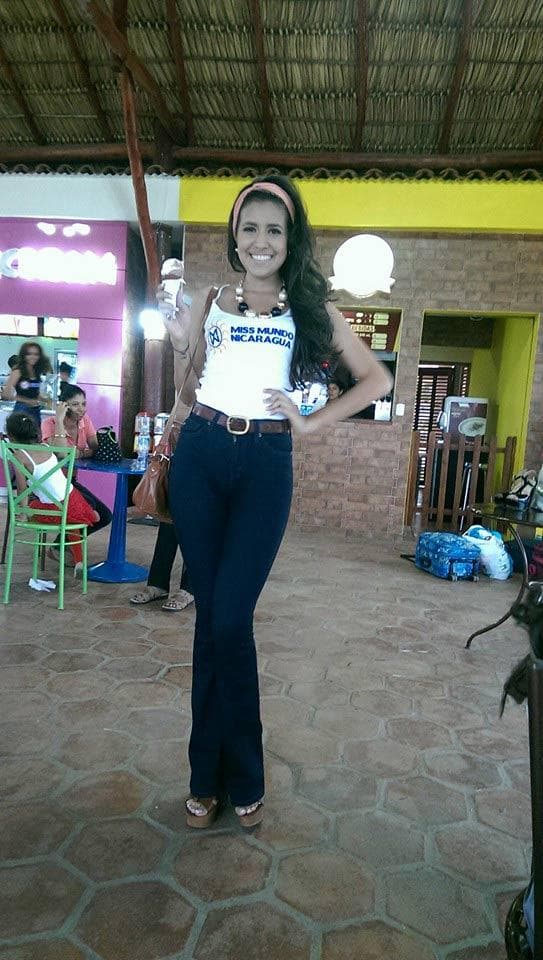 Vielka Salazar Romero contestant Miss Mundo Nicaragua 2016