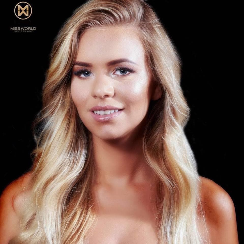 Claudia Huegen Finalist Miss World Netherlands 2018/ Miss World Nederland 2018 (Photo Courtesy: Miss World Nederland/ FaceBook Official)