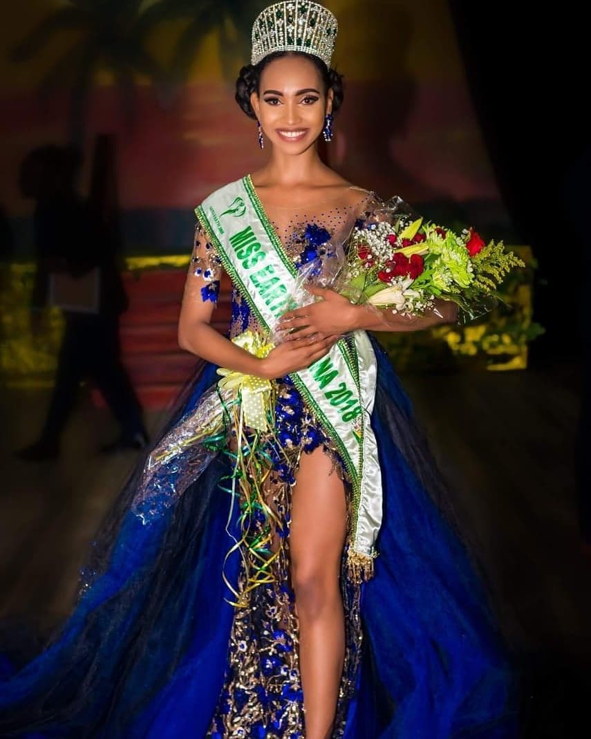 Xamiera Petra Kippins Miss Earth Guyana 2018, Finalist Miss Earth 2018 (Photo Courtesy: Miss Earth/ Candidate Official FaceBook/ Instagram)