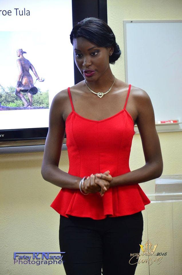 Shaedith Adriana contestant Miss Universe Curacao 2015 (Photo Credit: Miss Universe Curaçao Official)