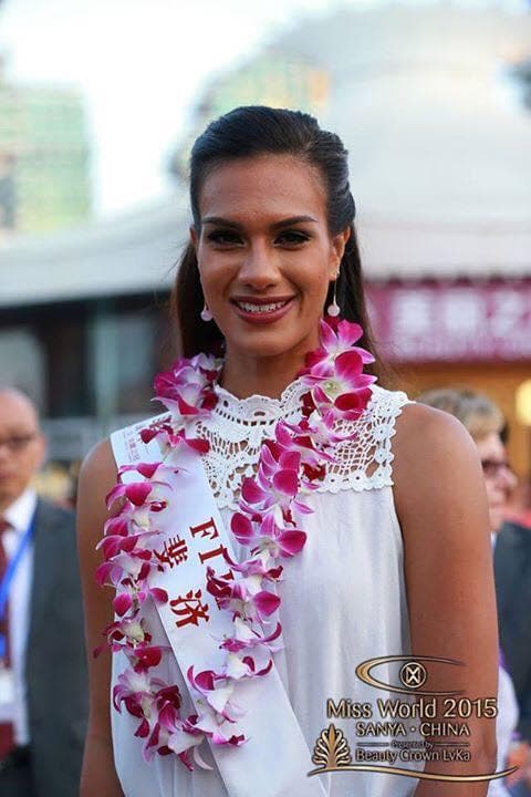 Brittany Hazelman Contestant from Fiji for Miss World 2015 (Photo Credits: Miss World Official)