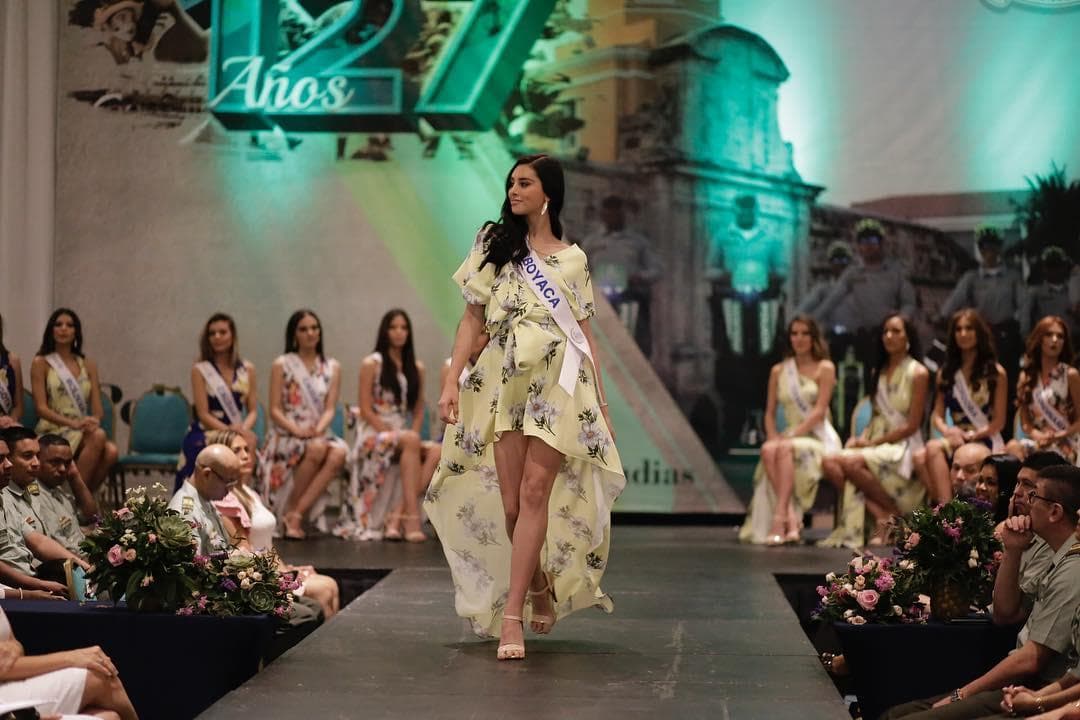 Amanda Sofía Montealegre Rico from Boyacá, Finalist Miss Colombia 2019/ Señorita Colombia 2019 (Photo Source: Concurso Nacional de Belleza Colombia Official)